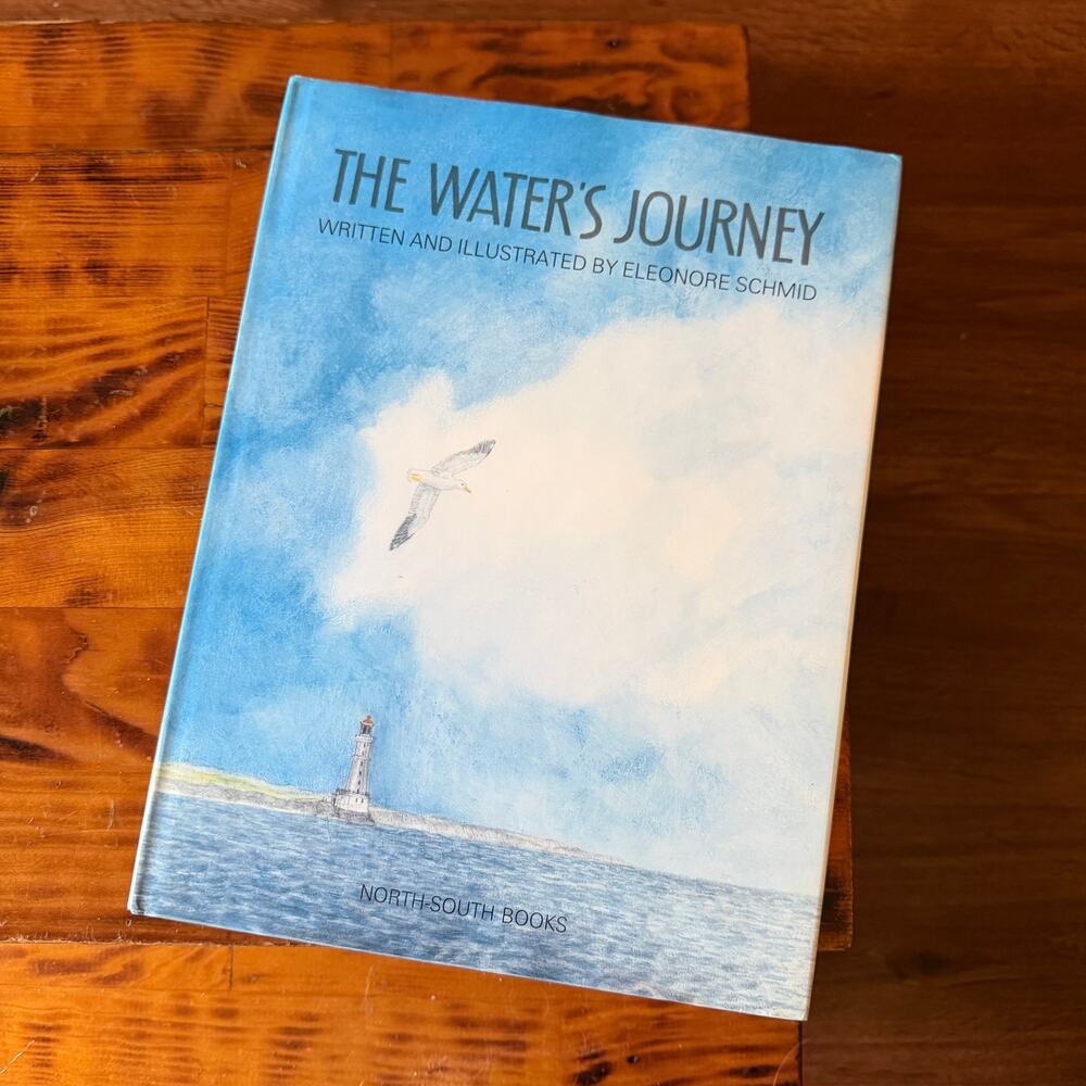 Vintage 1989 The Water's Journey Hardcover Book